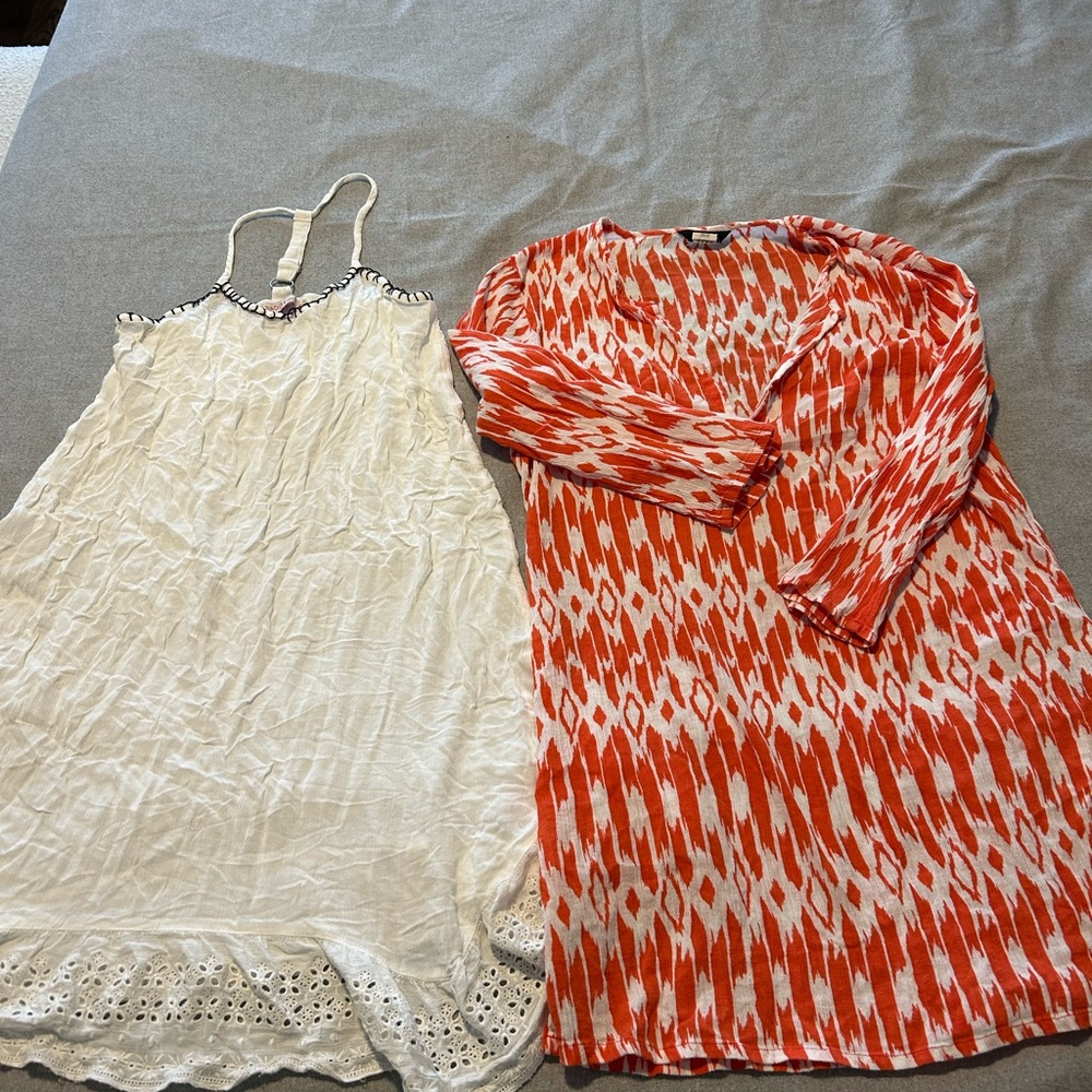 2 Bathingsuit Coverups, JCrew and Paradise USA